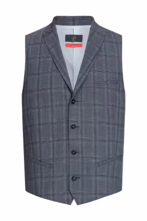 Herren-Weste, Glencheck