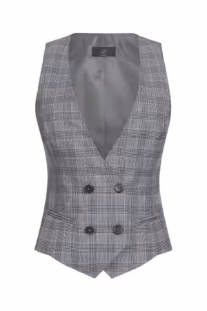 Damen-Weste, Glencheck-