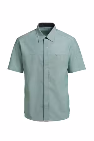 Herrenhemd kurzarm, chambray