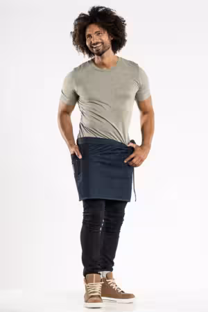 Jeans-Bistroschürze, blue denim