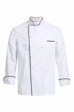 Veste de cuisinier homme manches longues