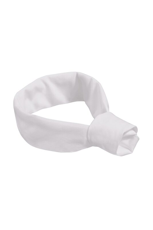 Foulard triangulaire, blanc