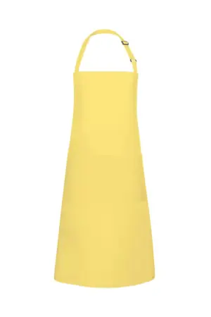 Tablier à bavette, jaune