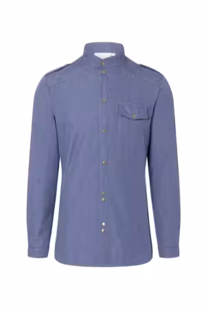 Herren-Jeanskochhemd, vintage blue