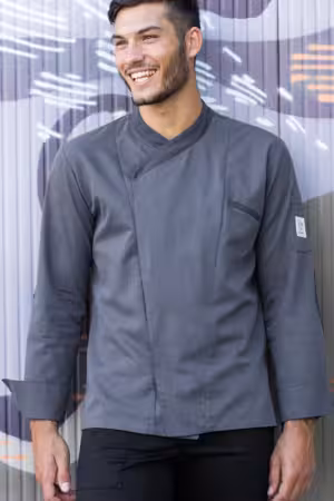 Veste de cuisinier homme manches longues