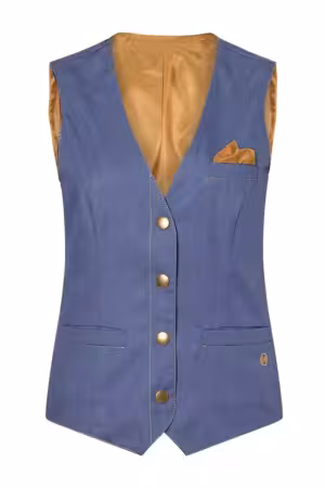 Damen-Jeansweste, vintage-blue