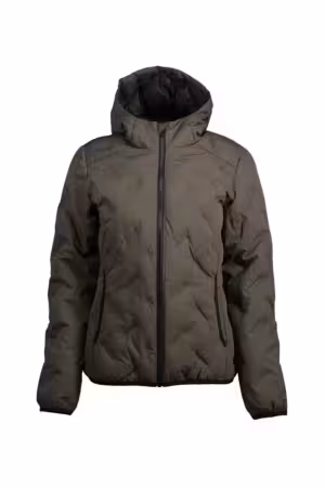 Damen-Steppjacke, oliv meliert