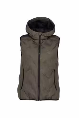 Damen-Steppweste, oliv meliert